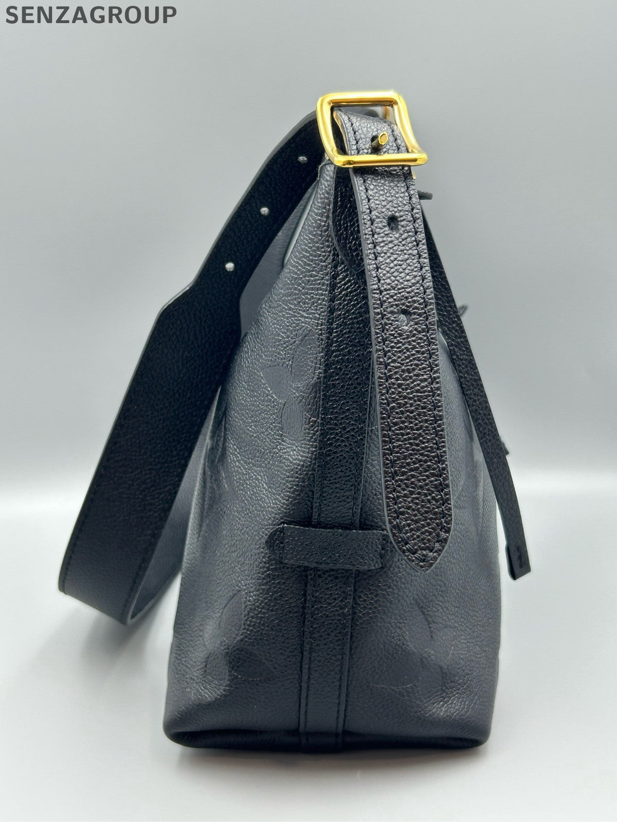 Louis Vuitton Carryall PM Black Empreinte Leather Crossbody Bag Women