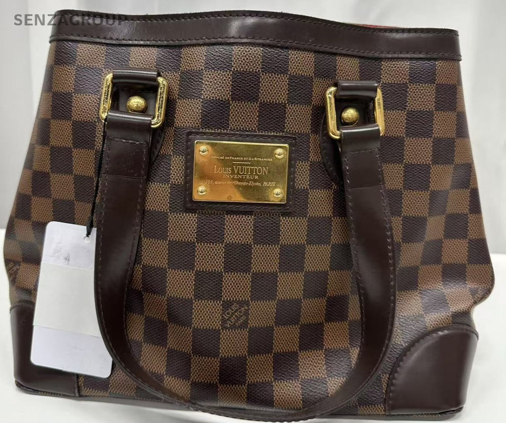 Louis Vuitton Damier Monogram Hampstead Handbag Brown