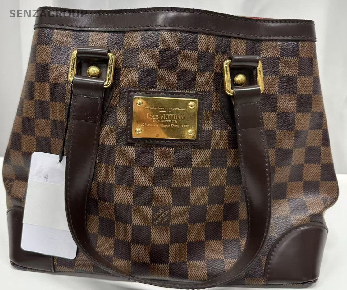 Louis Vuitton Damier Monogram Hampstead Handbag Brown