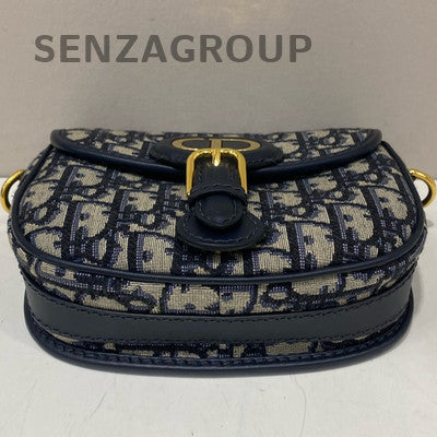 Dior Bobby Small Saddle Bag Monogram Black Gold Shoulder Crossbody