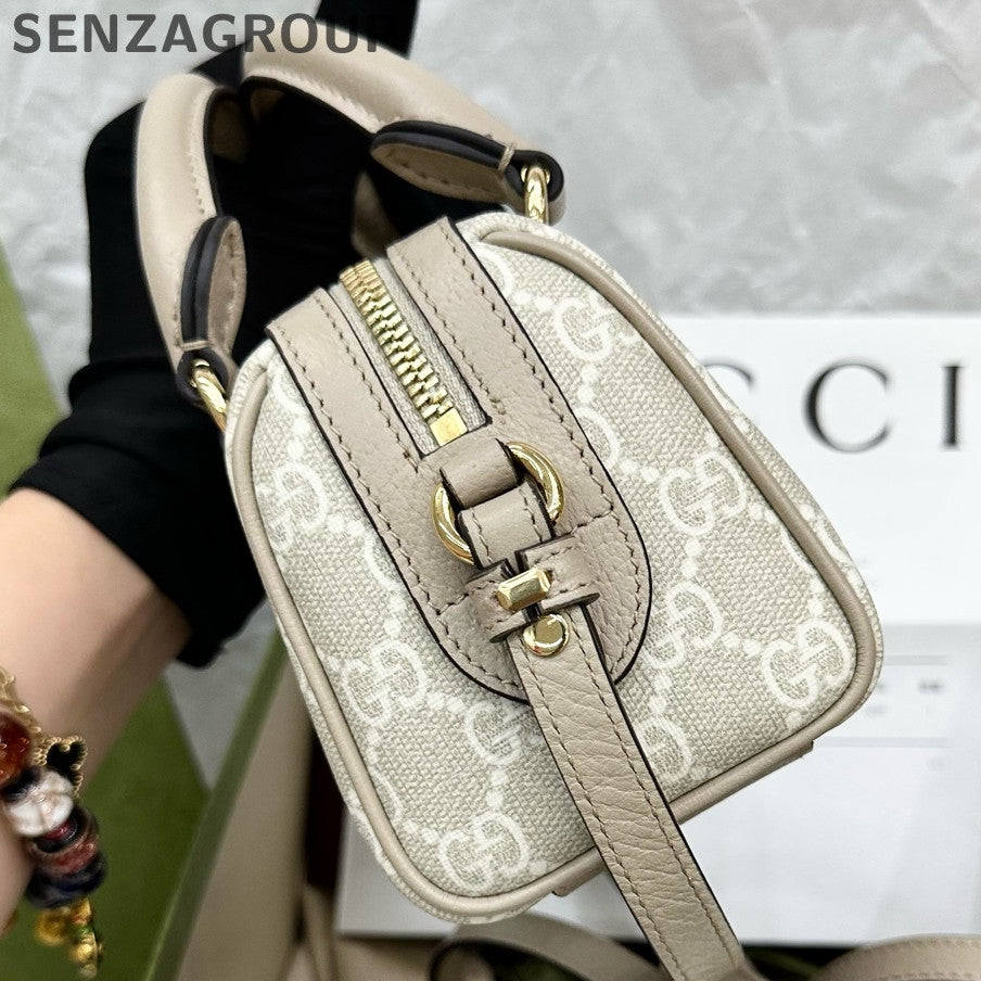 Gucci Ophidia Nano Bag Beige Women's Classic Shoulder Crossbody Bag