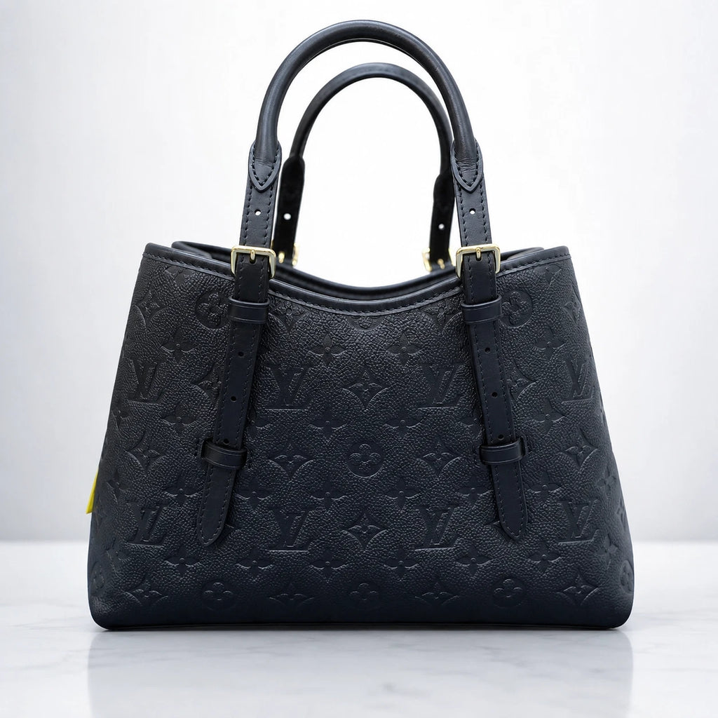 Louis Vuitton Monogram Black Empreinte Babylon Tote Handbag Excellent