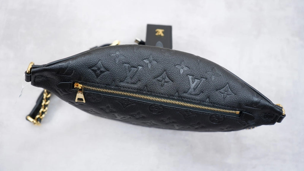 Louis Vuitton High Rise PM Bumbag Monogram Empreinte Black Excellent