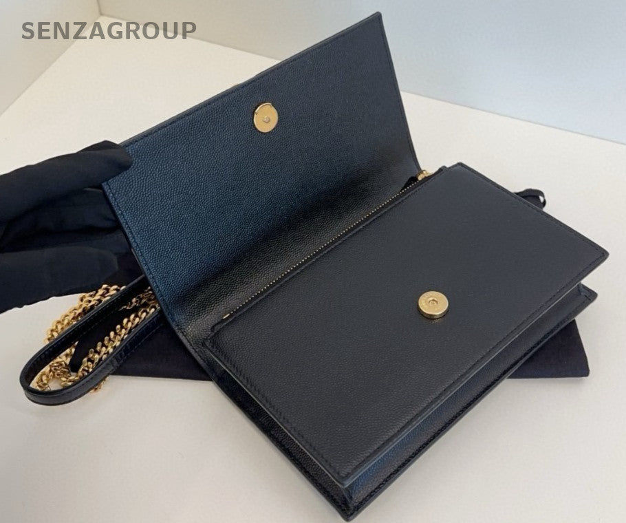 YSL Saint Laurent Kate PM Calfskin Chain Shoulder bag Crossbody Women Brand NEW