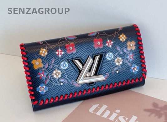 Louis Vuitton Twist Limited Edition Epi Leather Wallet Black
