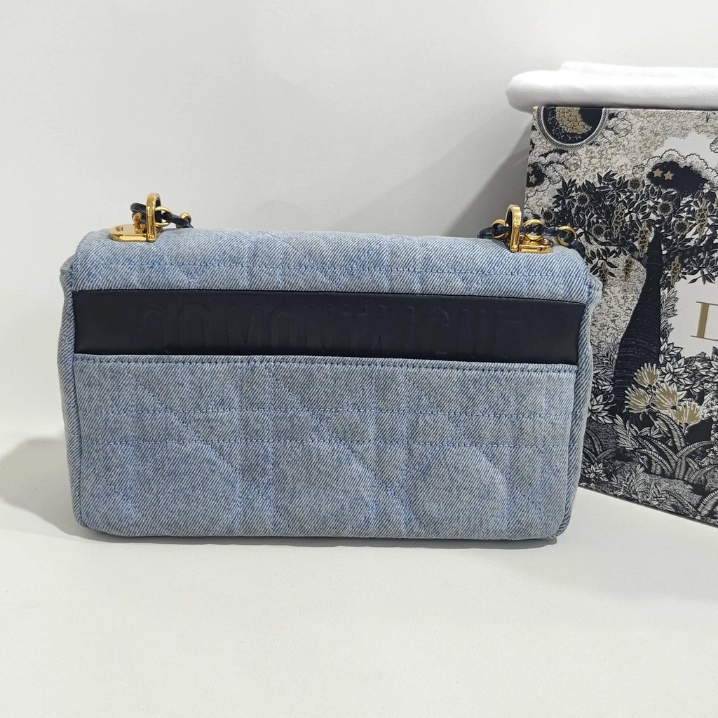 Dior Denim Caro Shoulder Crossbody For Women