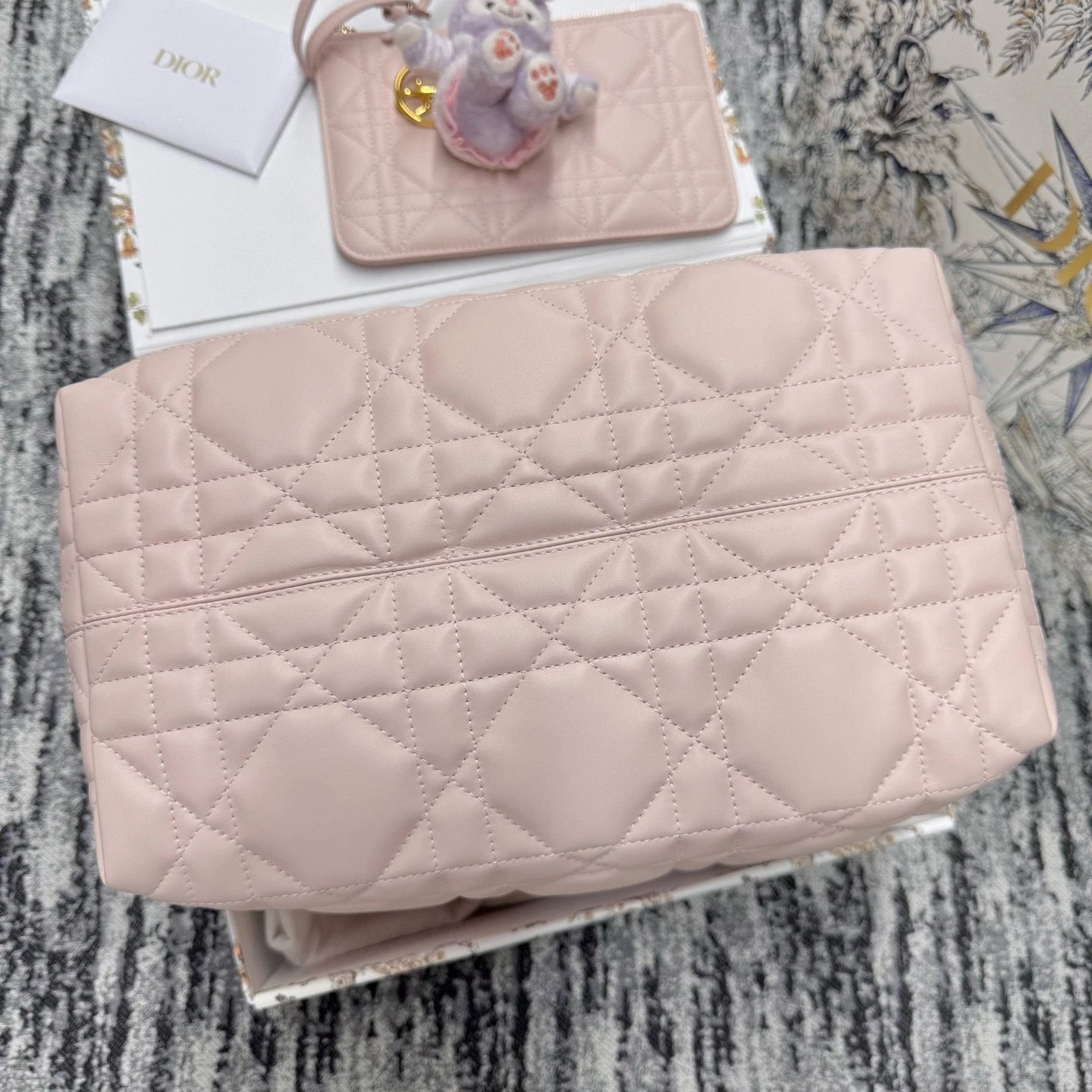 Dior Toujours Medium Horizontal Pink Tote Bag For Women