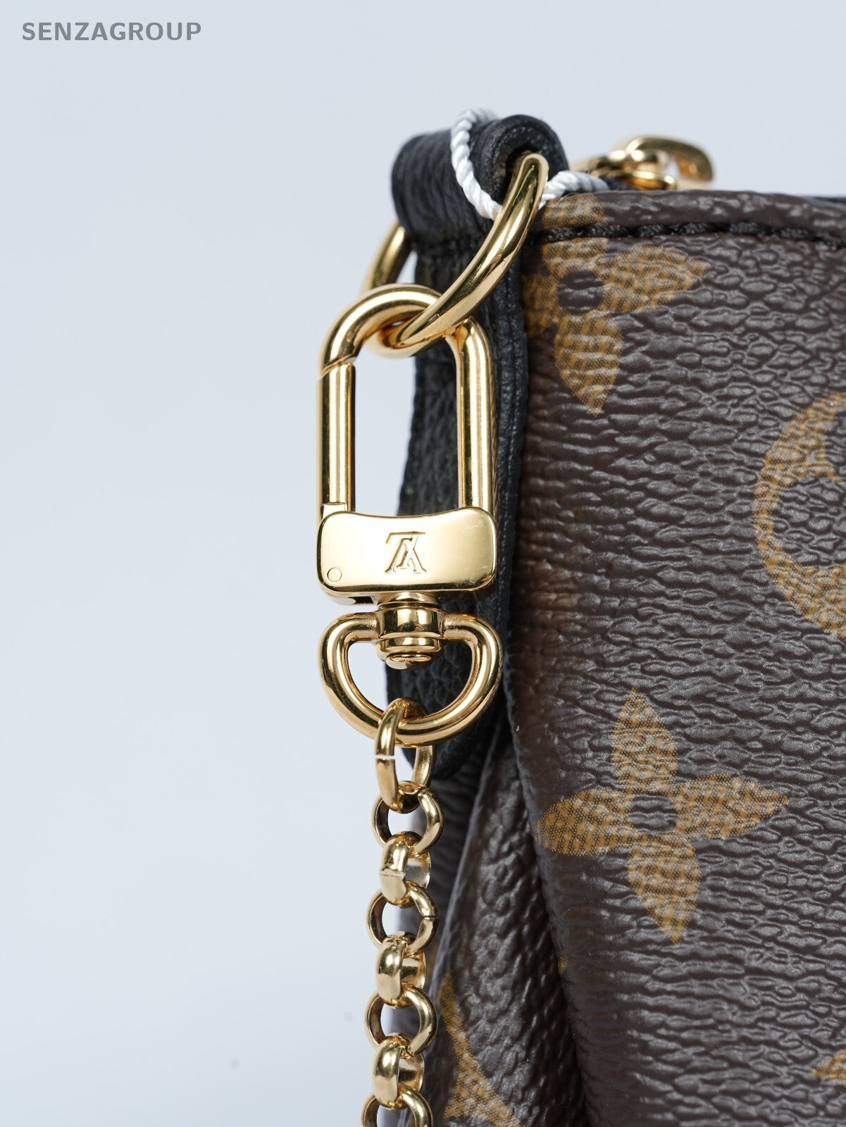 Louis Vuitton Monogram Pallas Clutch  Shoulder Bag M41639