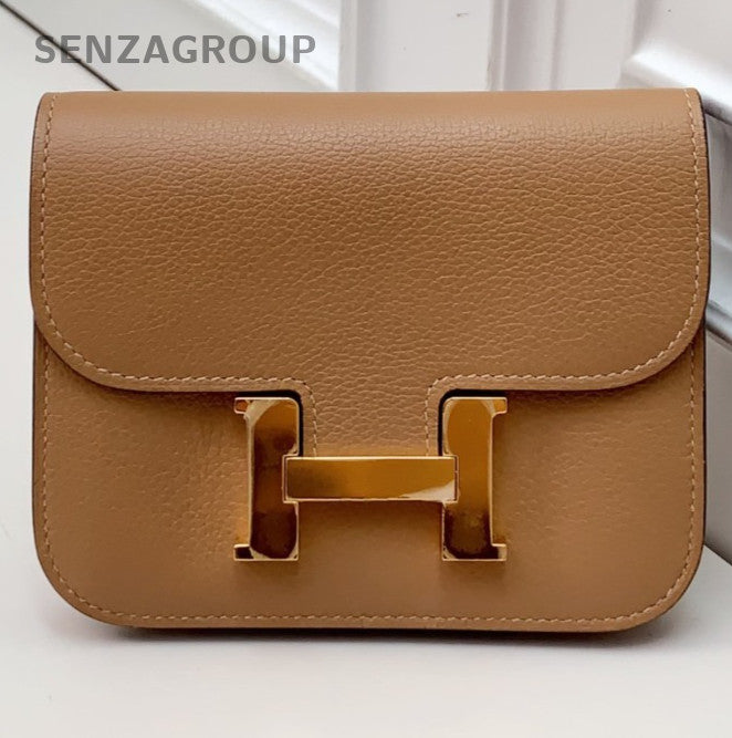 Hermes Constance slim Clutch Wallet Brown Women