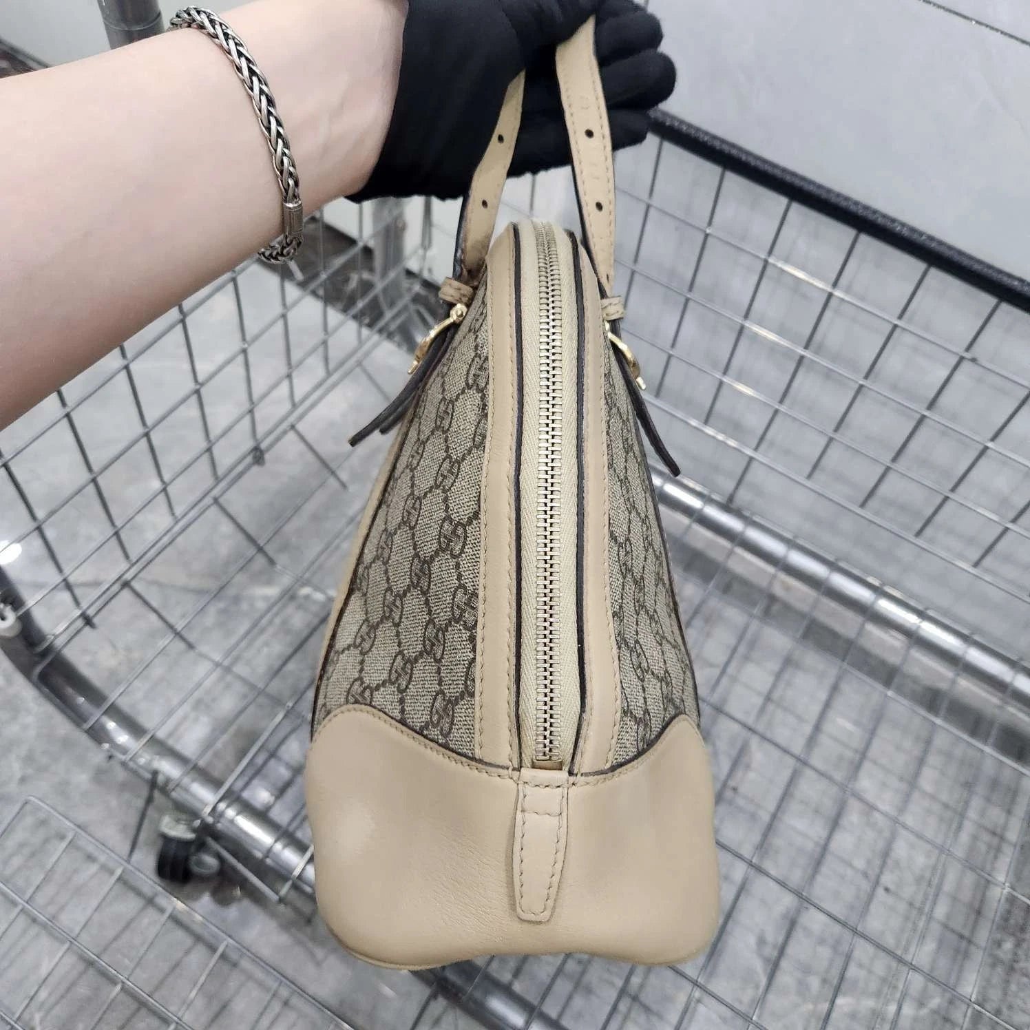 Gucci GG Canvas Shell Handbag For Women