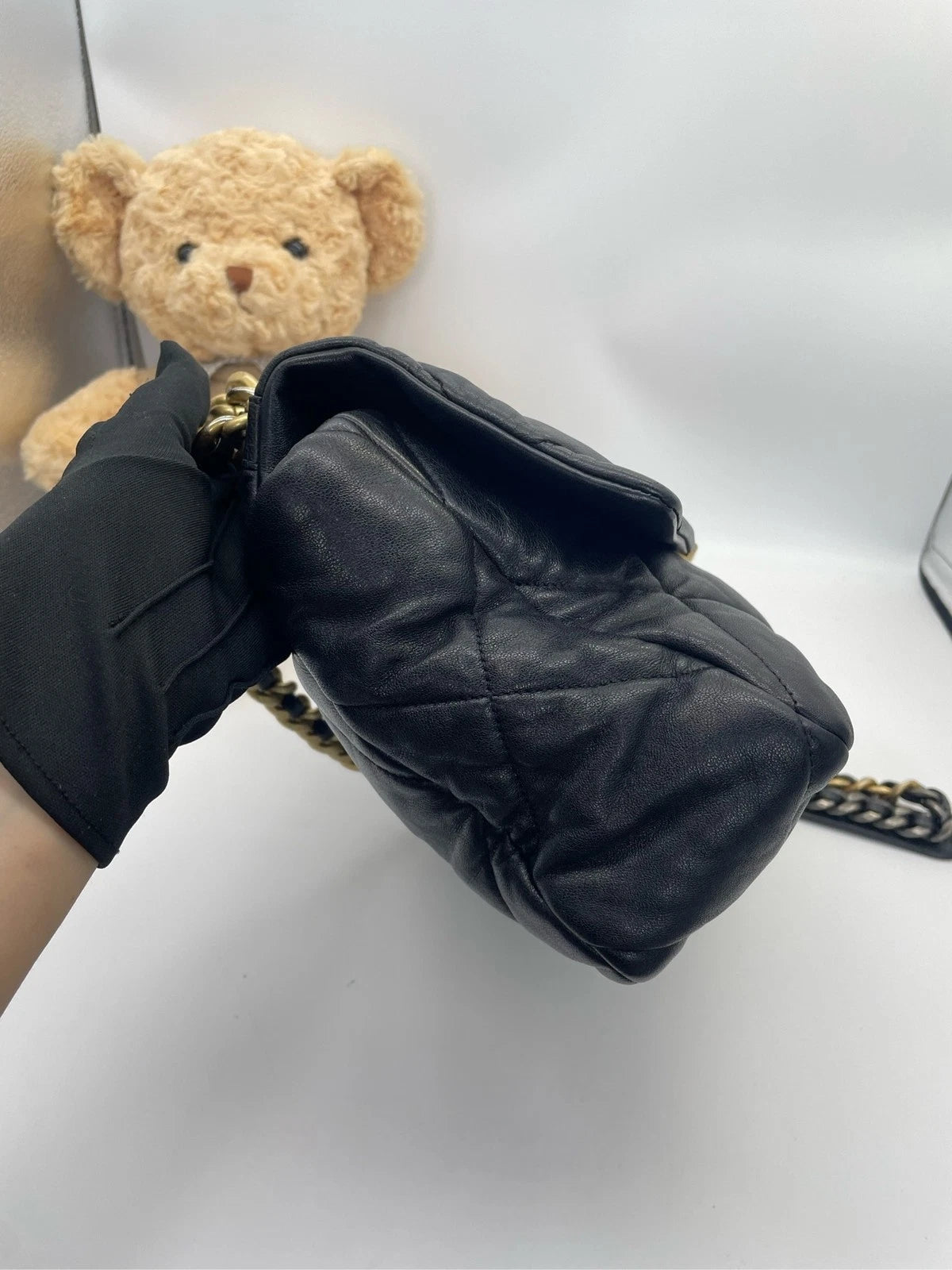 CHANEL 19Bag Medium Leather Shoulder Bag for Women