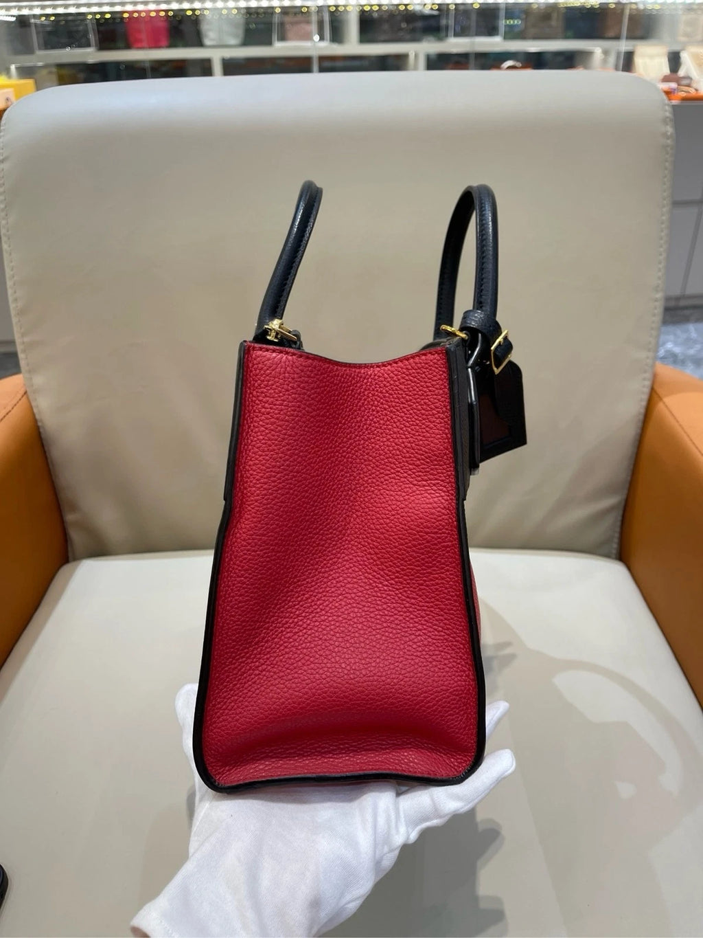 Louis Vuitton City Steamer Small Grain Leather Handbag For Women