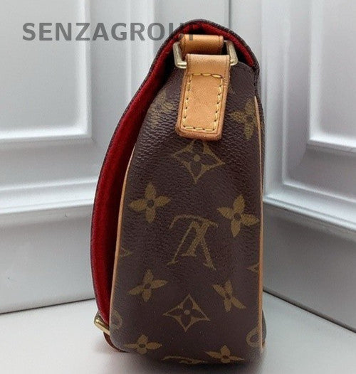 Louis Vuitton vintage Monogram Shoulder Crossbody Bag Women Brown Rare