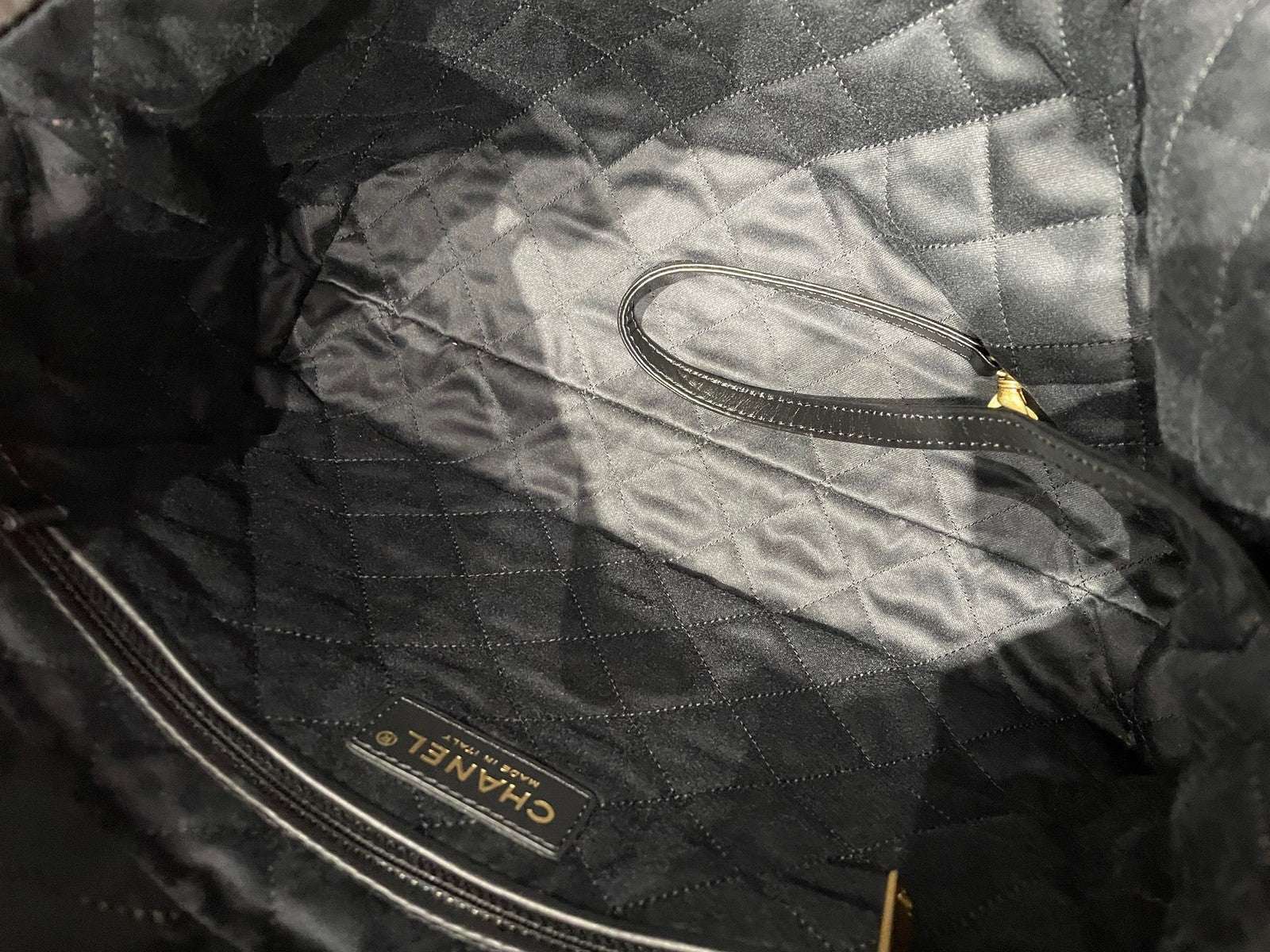 Chanel 22 Bag Small Black Gold Chain Shoulder Crossbody Bag