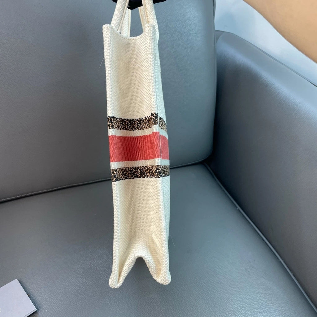 Dior Women Limited Woven Vertical Tote Handbag