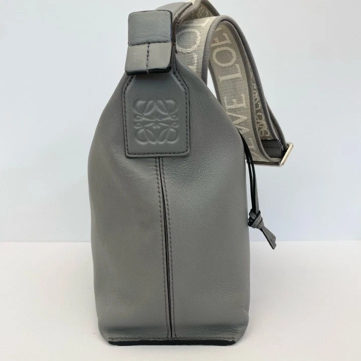 Loewe Cubi Hobo Gray Shoulder Bag For Women