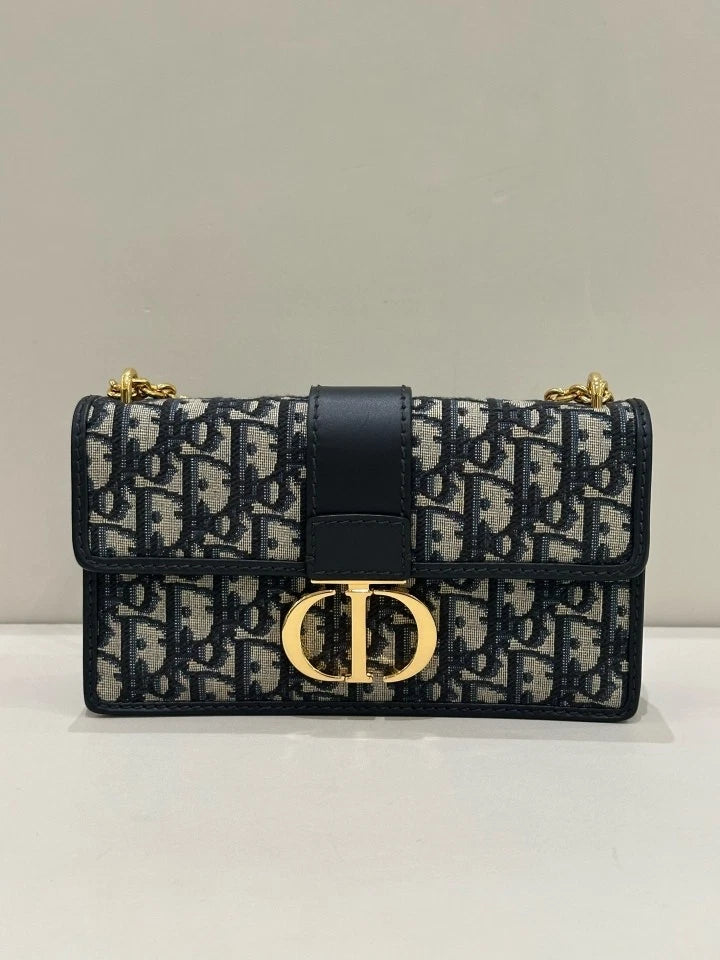 Authentic Dior Montaigne Small Chain Shoulder Bag For Women