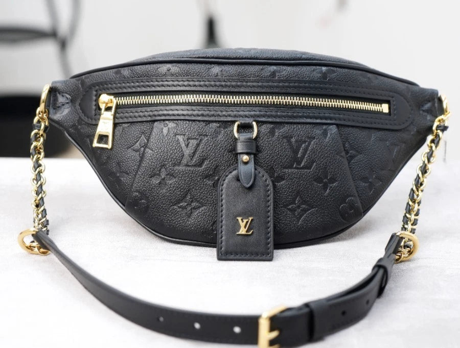 Louis Vuitton High Rise PM Bumbag Monogram Empreinte Black Excellent