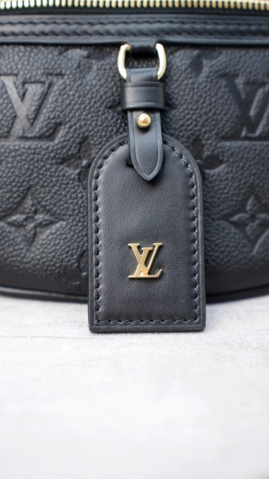 Louis Vuitton High Rise PM Bumbag Monogram Empreinte Black Excellent
