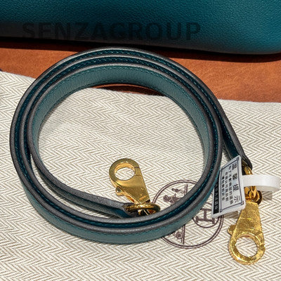 Hermès Bowling 25 Bag in Pine Green with Gold Hardware - Women's Fashion