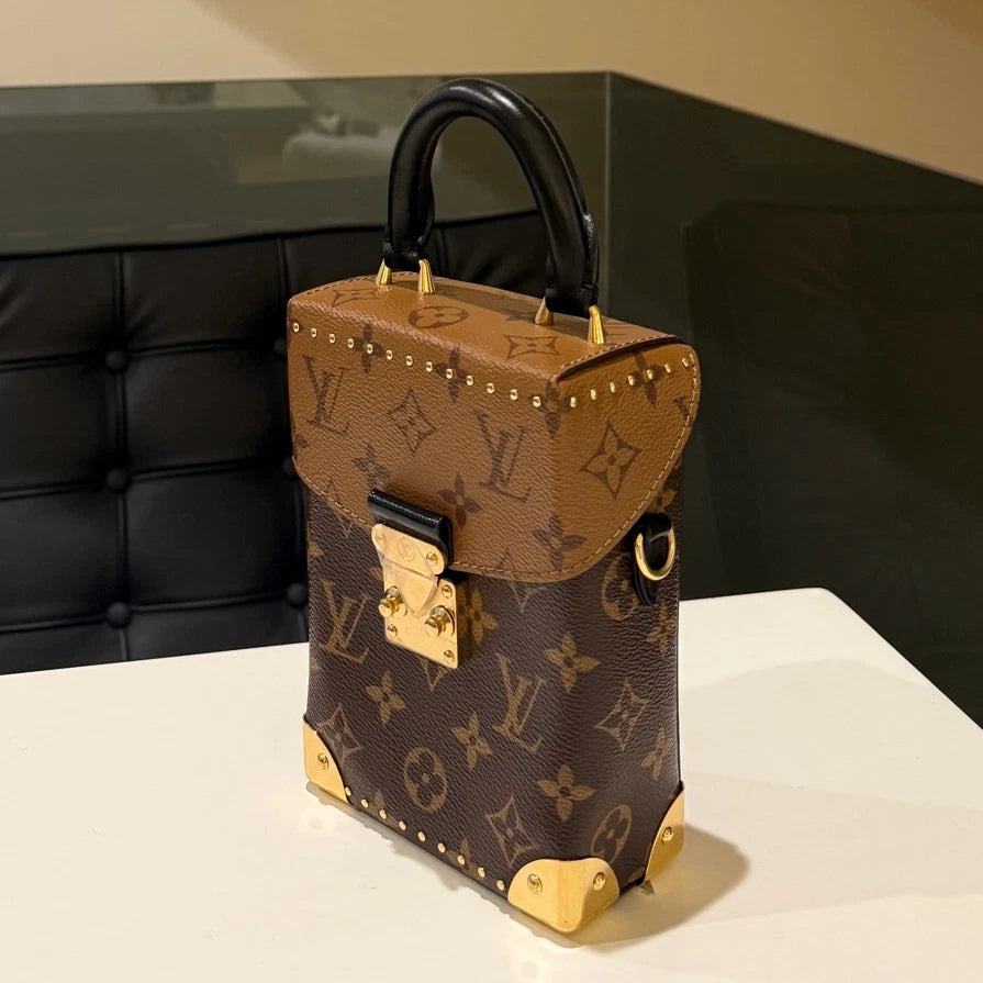 Louis Vuitton Camera Box Monogram Handbag Brown - Classic Women's Bag
