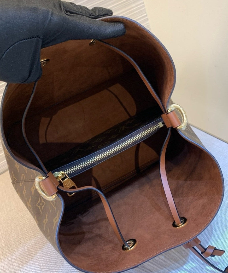 Louis Vuitton NéoNoé Monogram caramel color Bucket Shoulder bag Women Crossbody