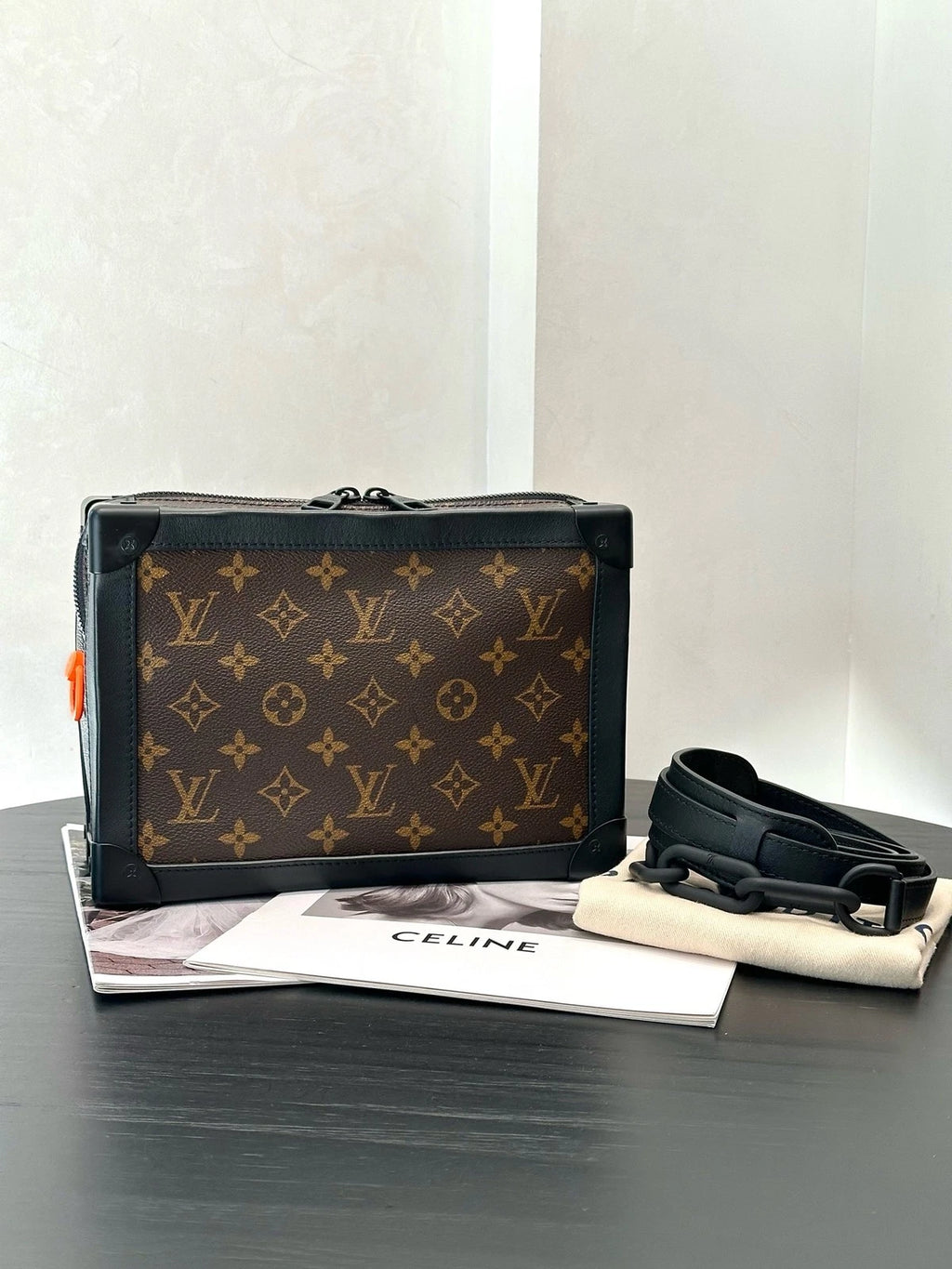 Louis Vuitton Black Soft Trunk Crossbody Bag For Women