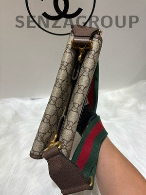 Gucci GG Marmont Tiger Shoulder Bag Beige Brown Unisex Classic