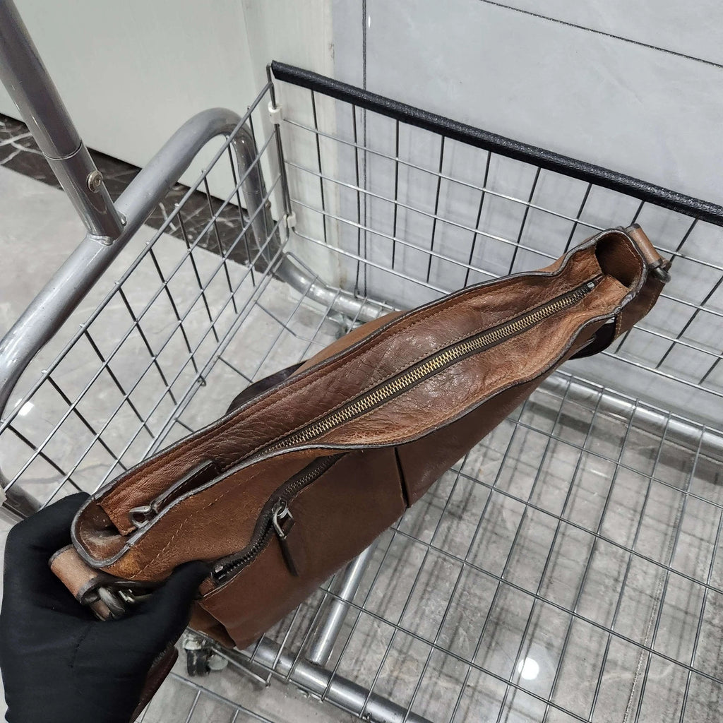 PRADA Brown Messenger Shoulder Crossbody for Women