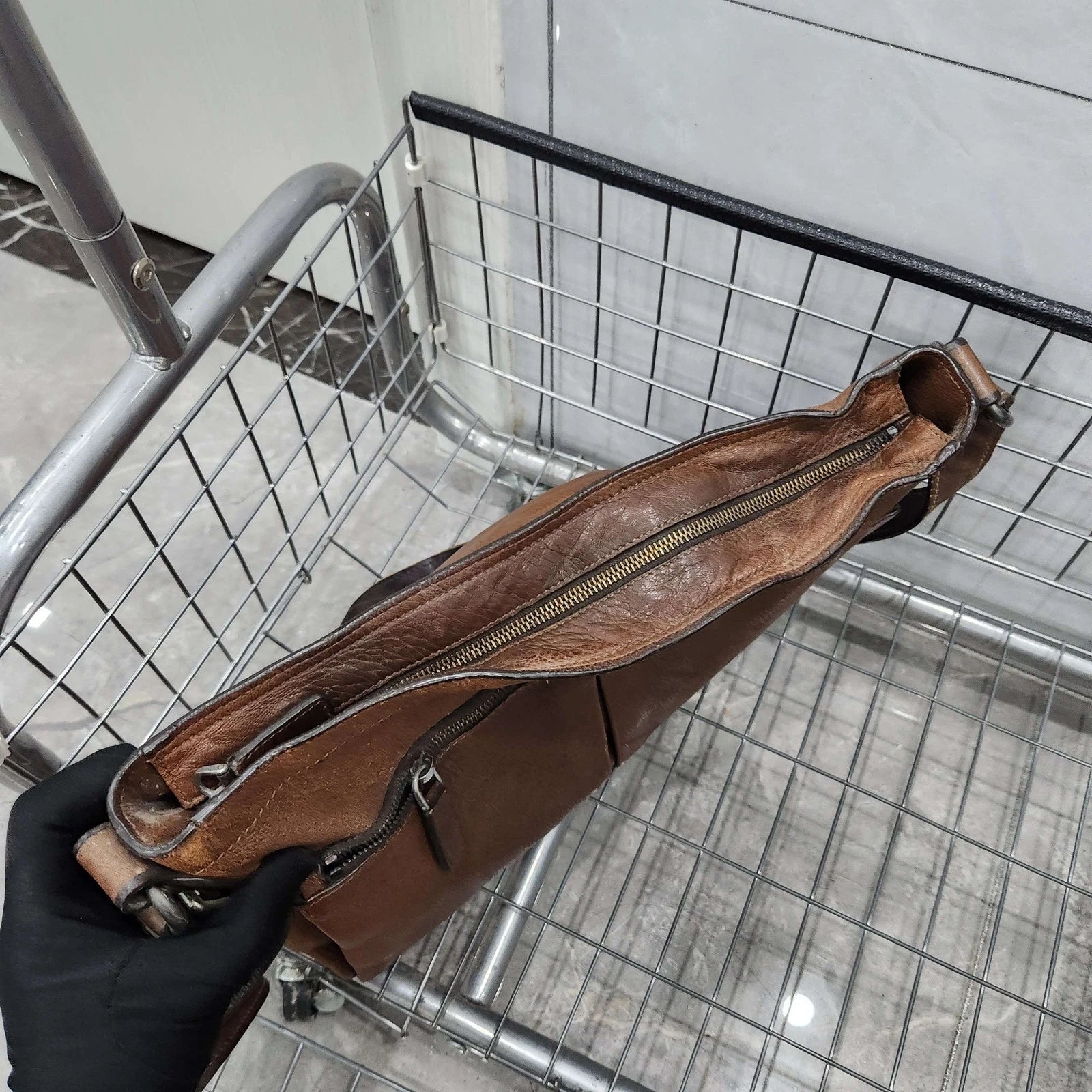 PRADA Brown Messenger Shoulder Crossbody for Women