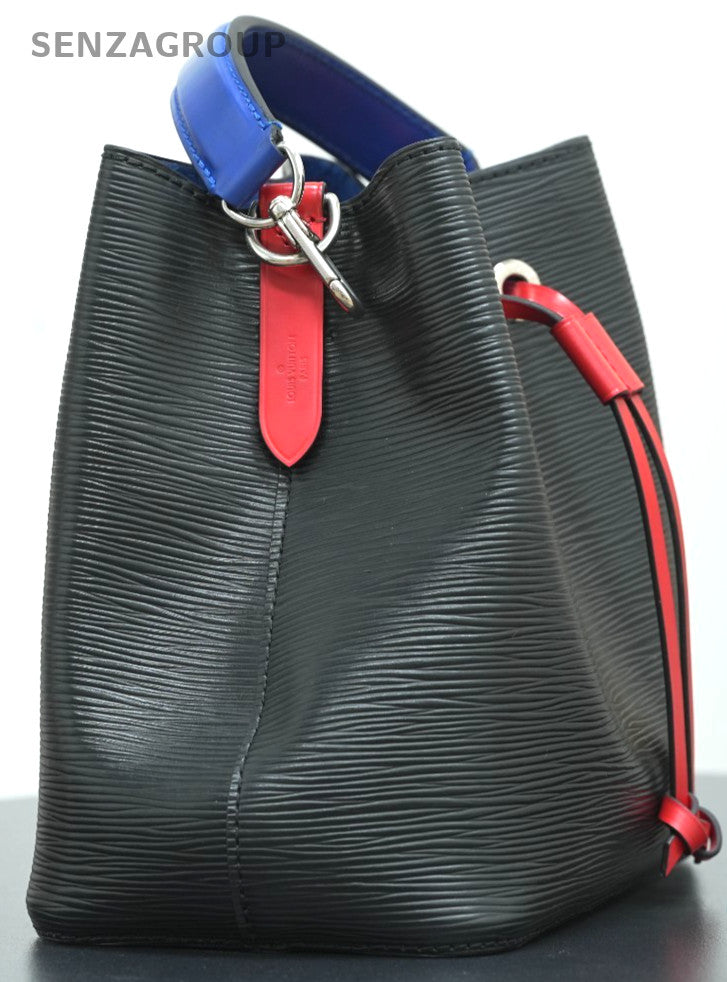 Louis Vuitton Epi Leather Black Red Bucket bag Crossbody