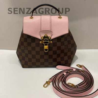 Louis Vuitton Clapton Damier Ebene Messenger Bag - Brown & Pink for Women