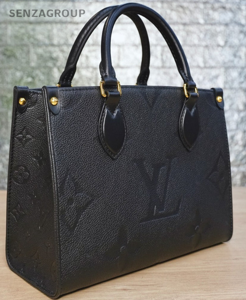 LOUIS VUITTON  Empriente Monogram M45595 Black ON THE GO PM chip version