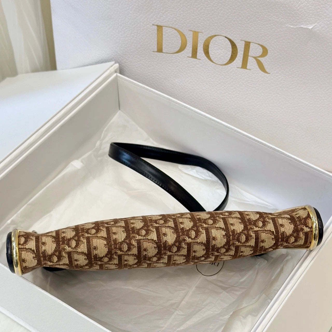 Dior Canvas Underarm Shoulder Bag For Women