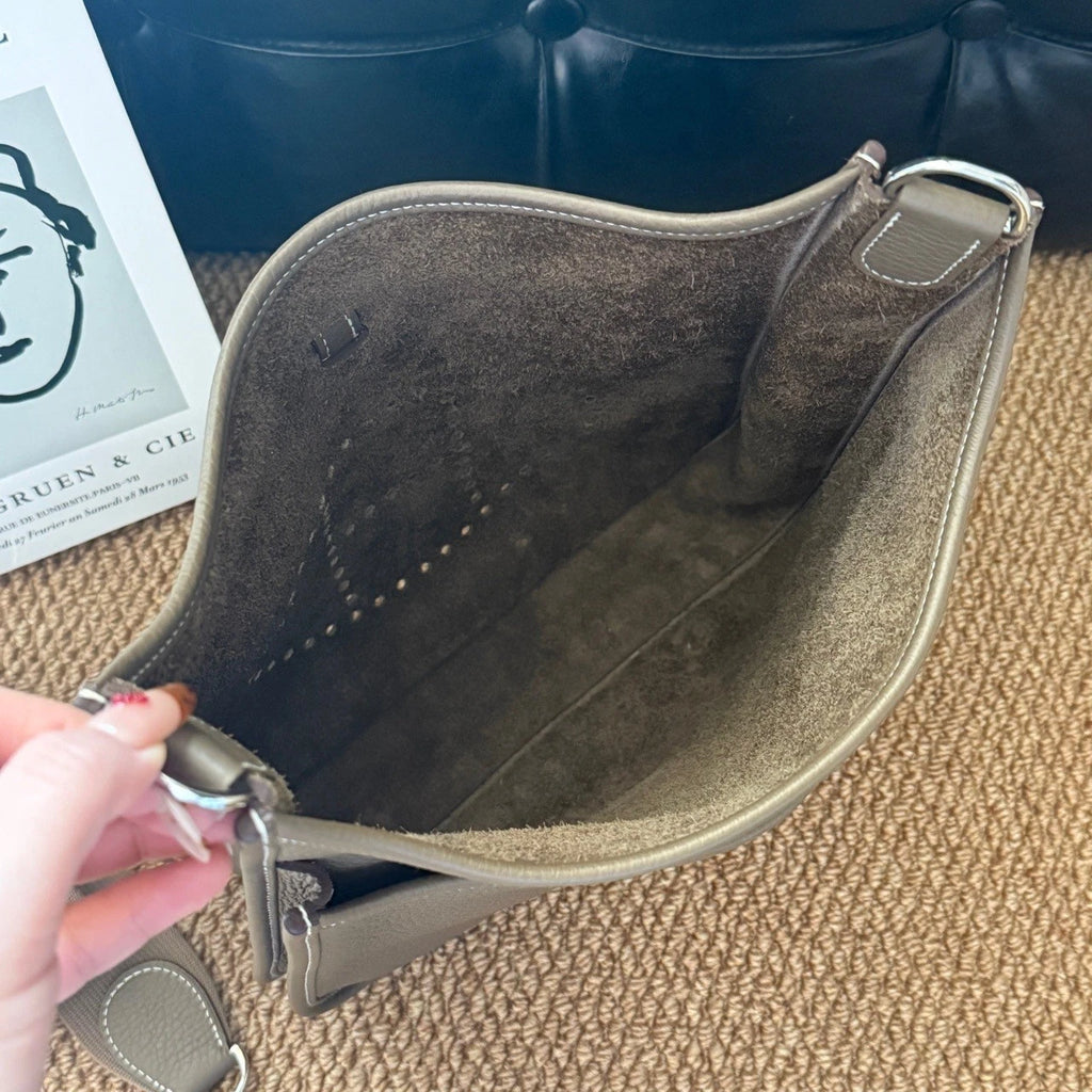 Hermes Evelyne29 Shoulder Crossbody Bag Grey For Women