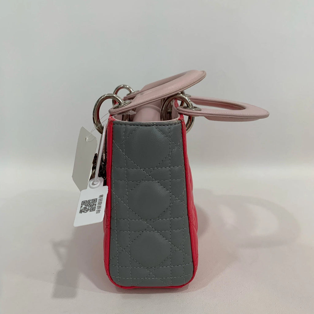 Dior Lady Dior Handbag Top Handle Excellent