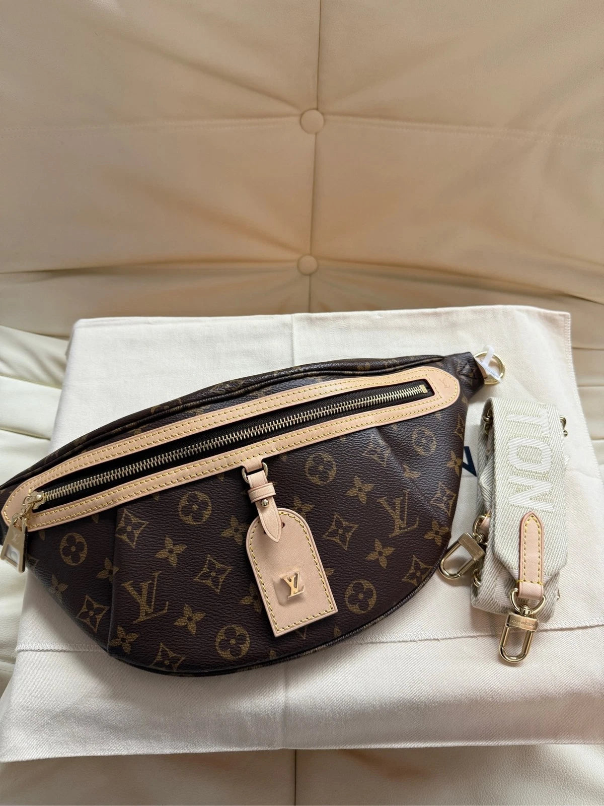 Louis Vuitton Monogram Chest Waist Bag For Women