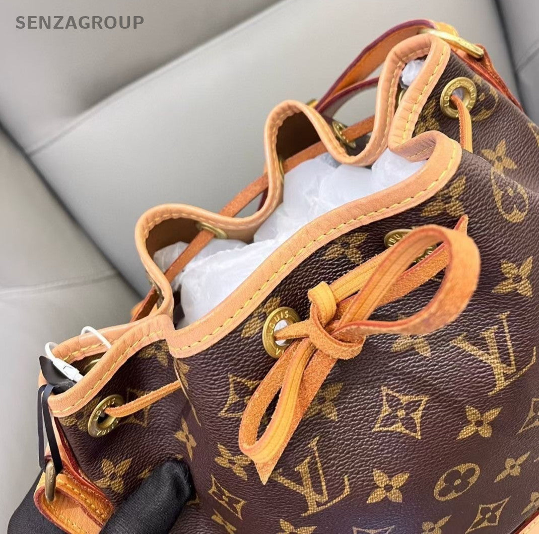 Louis Vuitton Noebb Monogram Shoulder Crossbody Bag Brown Women