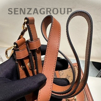 Louis Vuitton Daphne Classic Monogram Brown Gold Buckle Shoulder Bag Women