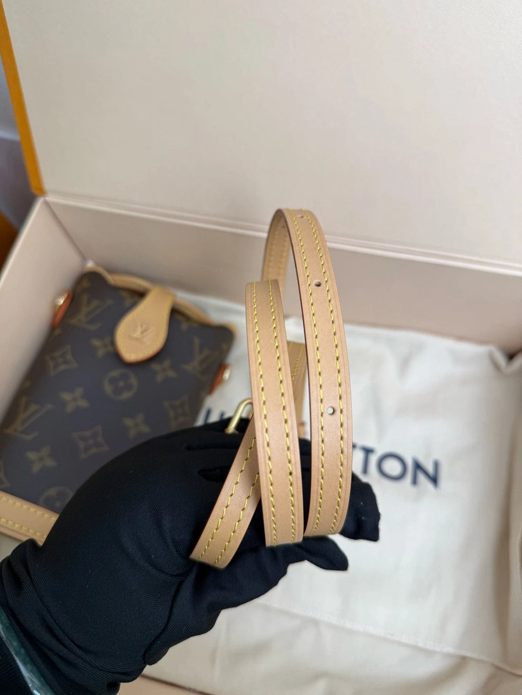 Louis Vuitton Fold Me Pouch Mini Monogram Canvas Crossbody Bag
