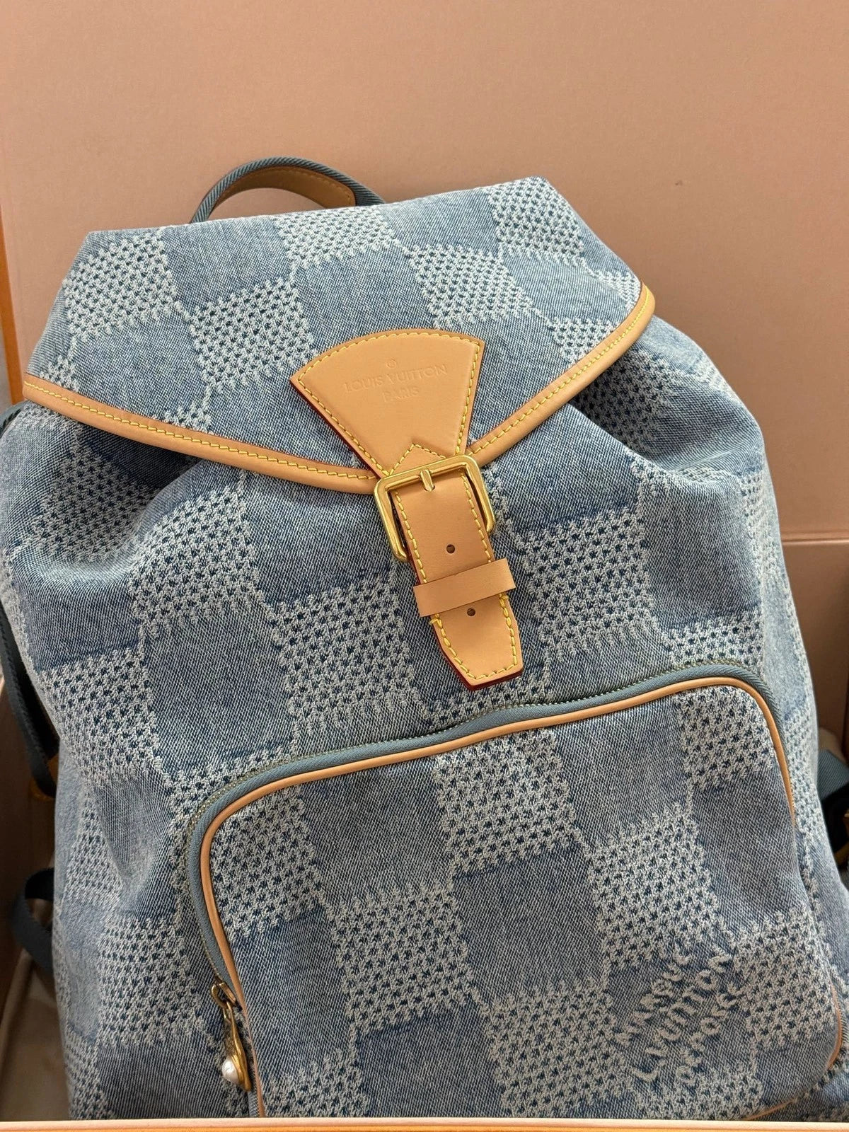 Louis Vuitton Montsouris Denim Backpack