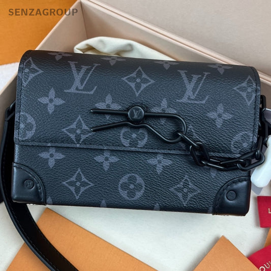 Louis Vuitton Steamer Box Bag Unisex Shoulder Crossbody Classic