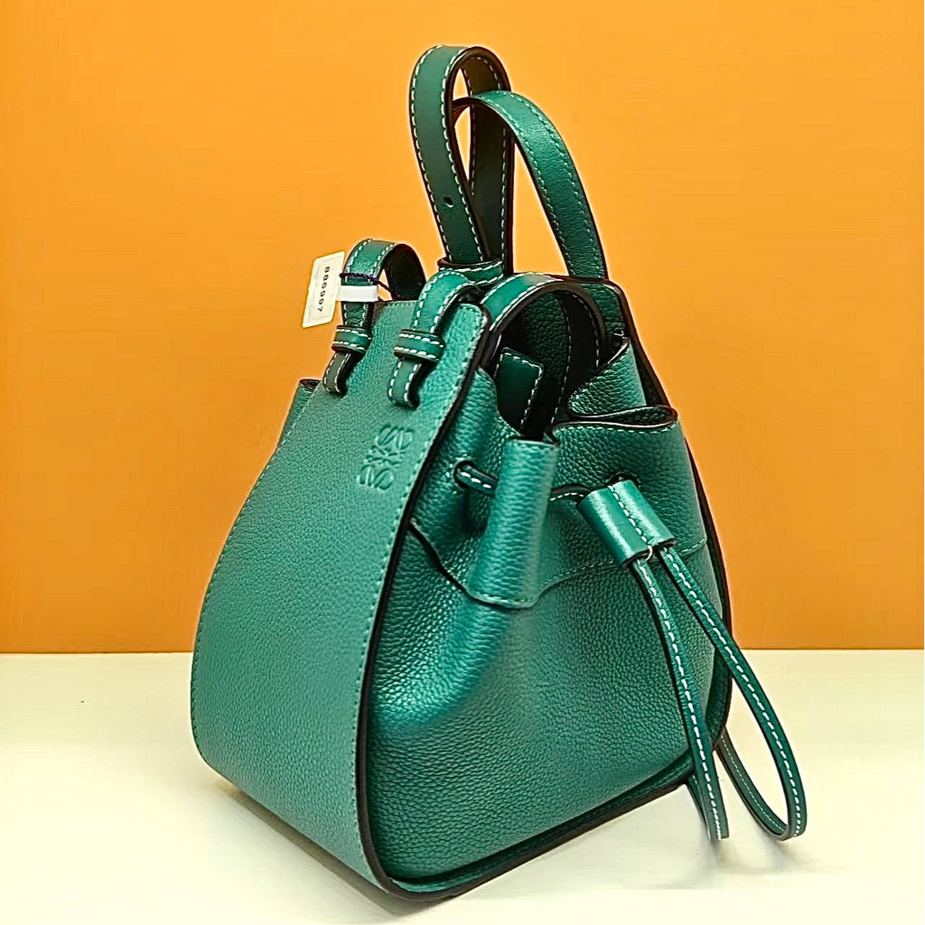 Excellent Condition Loewe Hammock Mini 2Way Green Handbag Crossbody
