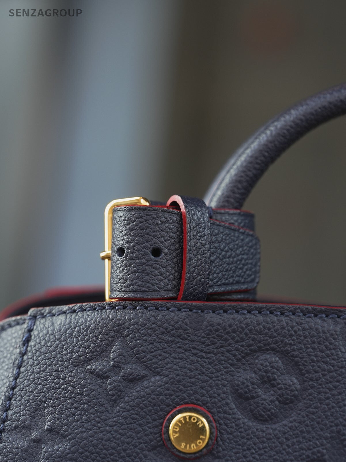 Louis Vuitton Navy Blue Monogram Empreinte Montaigne BB Shoulder bag crossbody