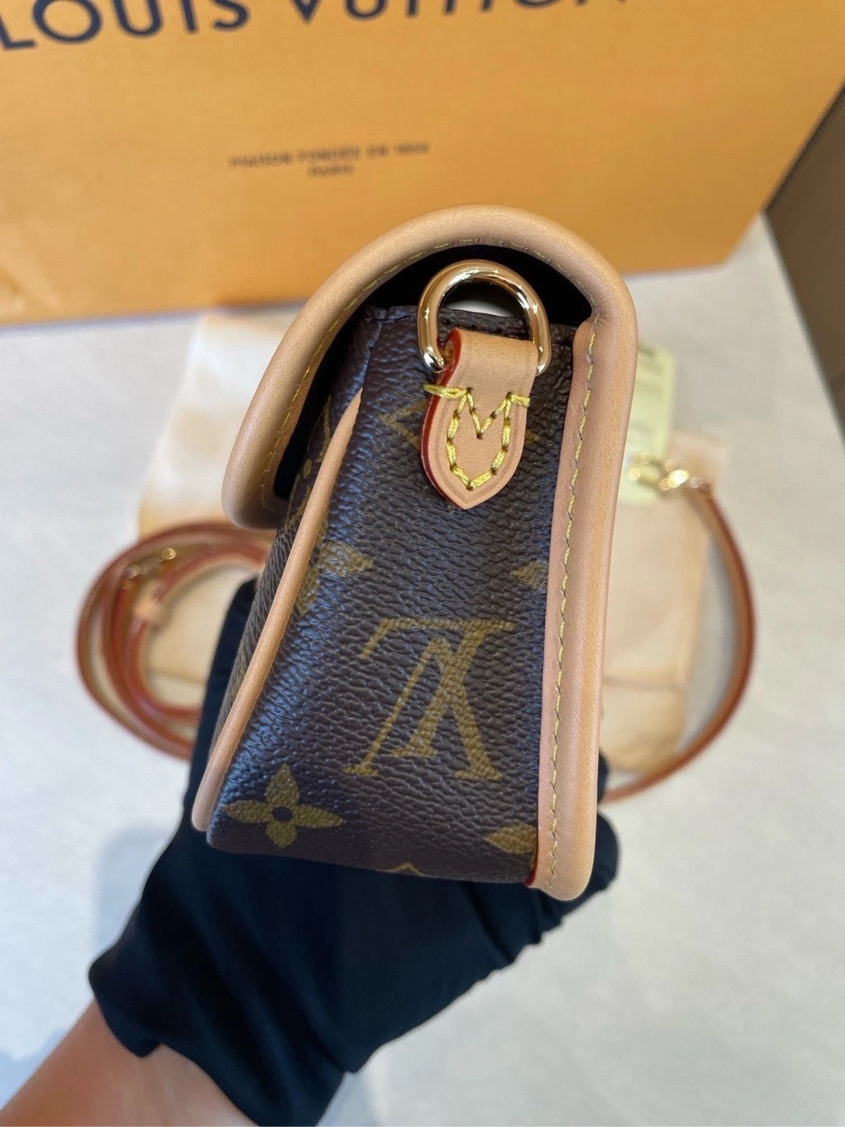 Louis Vuitton Nano Baguette Shoulder Bag For Women