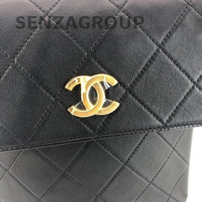 Chanel Small Hobo Calfskin Quilted Pearl Chain Shoulder Crossbody Bag
