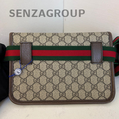 Gucci Tiger Head Waist Bag Brown Gold Classic Women Fashion Shoulder Bag