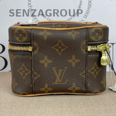 Louis Vuitton Nice Nano Monogram Zipper Pouch Women's Classic Handbag