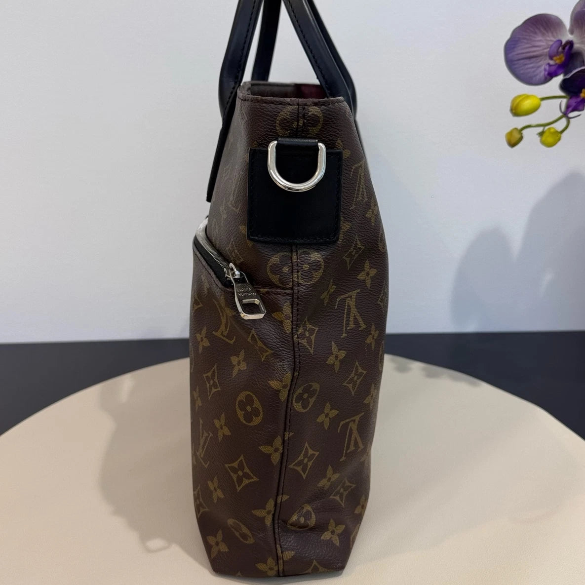 Louis Vuitton Monogram Brown Briefcase Handbag Crossbody Bag For Unisex
