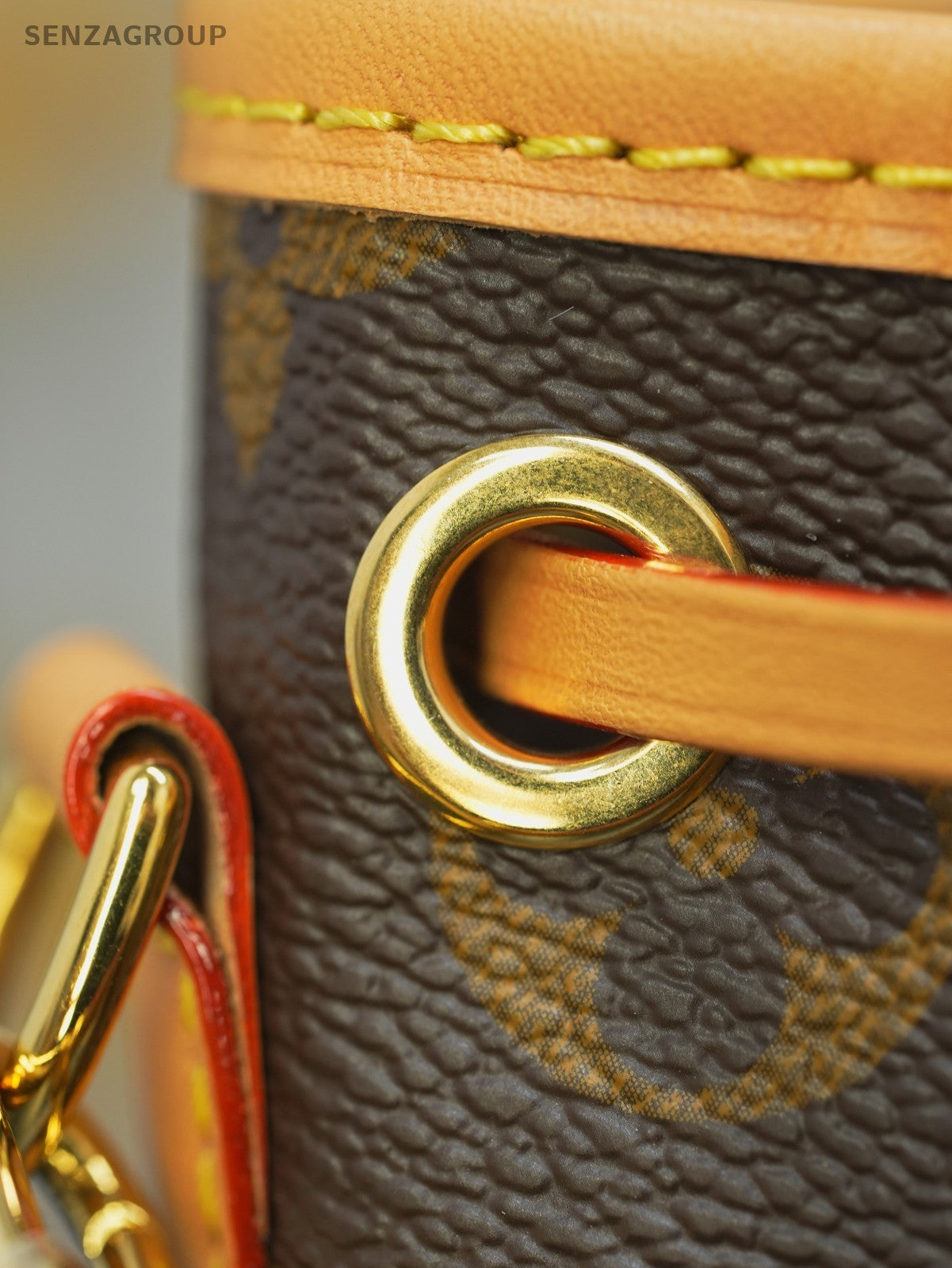 Louis Vuitton M81266 Monogram Coated Canvas Nano Noe Crossbody Bag
